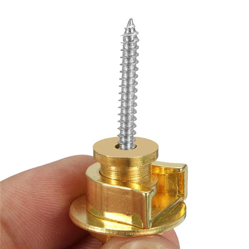 2 шт./компл. круглая головка акустическая Пряжка для гитарного ремешка гитарра