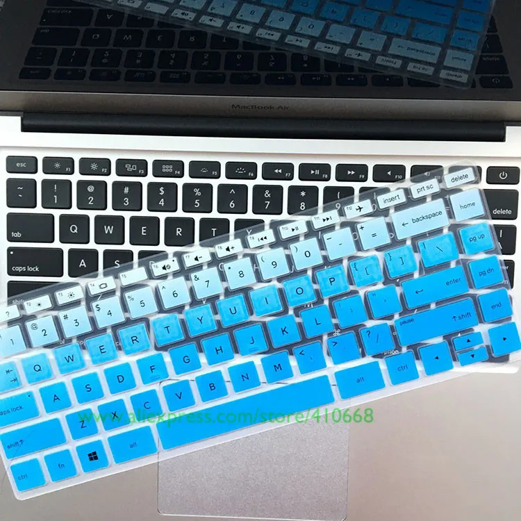 Силиконовый защитный чехол для клавиатуры ноутбука HP Pavilion x360 14 дюймов 14M BA011DX BA013DX