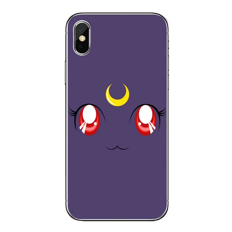 Для LG G7 Q6 Q7 Q8 Q9 V30 X Power 2 3 для OnePlus 3T 5T 6T милый мультяшный Сейлор Мун Луна кошки