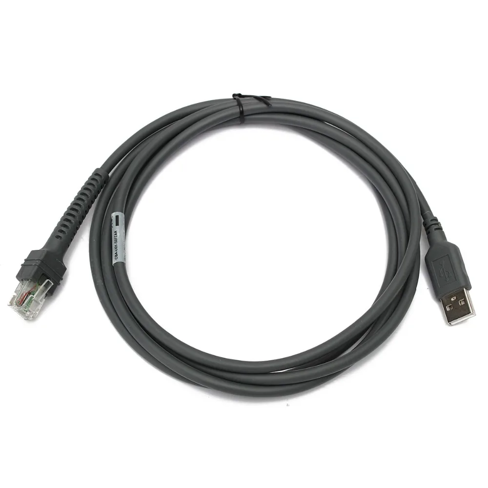 USB кабель 7 футов 2 м для сканера штрих кодов символов LS1203 LS2208 LS4208 и т. д.|cable 2m|cable for