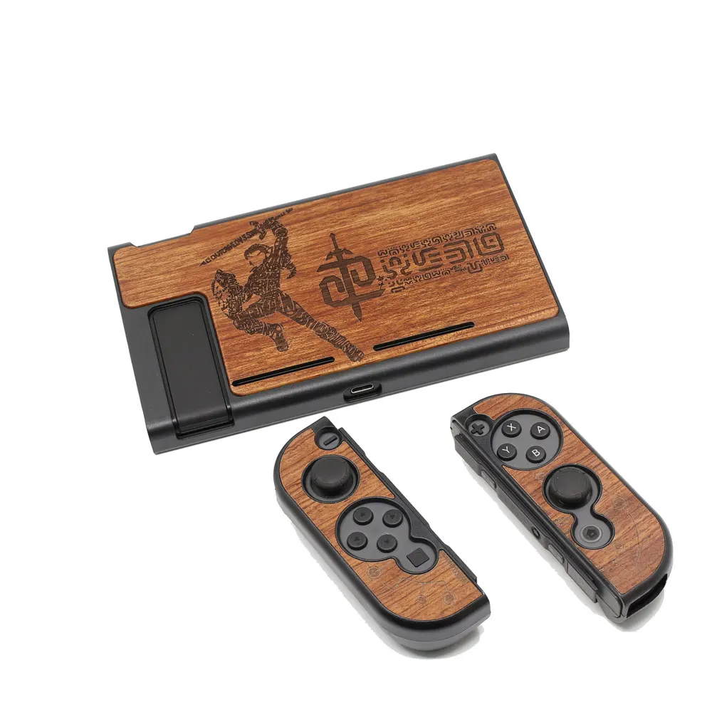 Zeda-A-Rose Для консольный переключатель Nintendo Joy-Con контроллер защитный слой от пыли резьба по дереву чехол отделенный корпус оболочка сумка для переноски - Цвет: Zeda-A-Rose