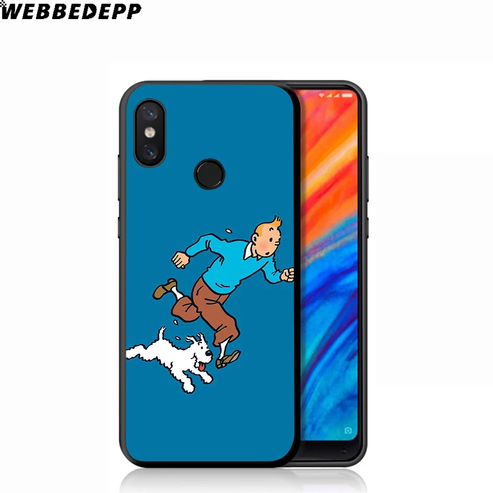 WEBBEDEPP The Adventures of Tintin Soft Case for Xiaomi Mi 9T 9 8 SE 6 A1 A2 A3 Lite MiA1 MiA2 MiA3 F1 MAX 3 Mi8 CC9E CC9 |