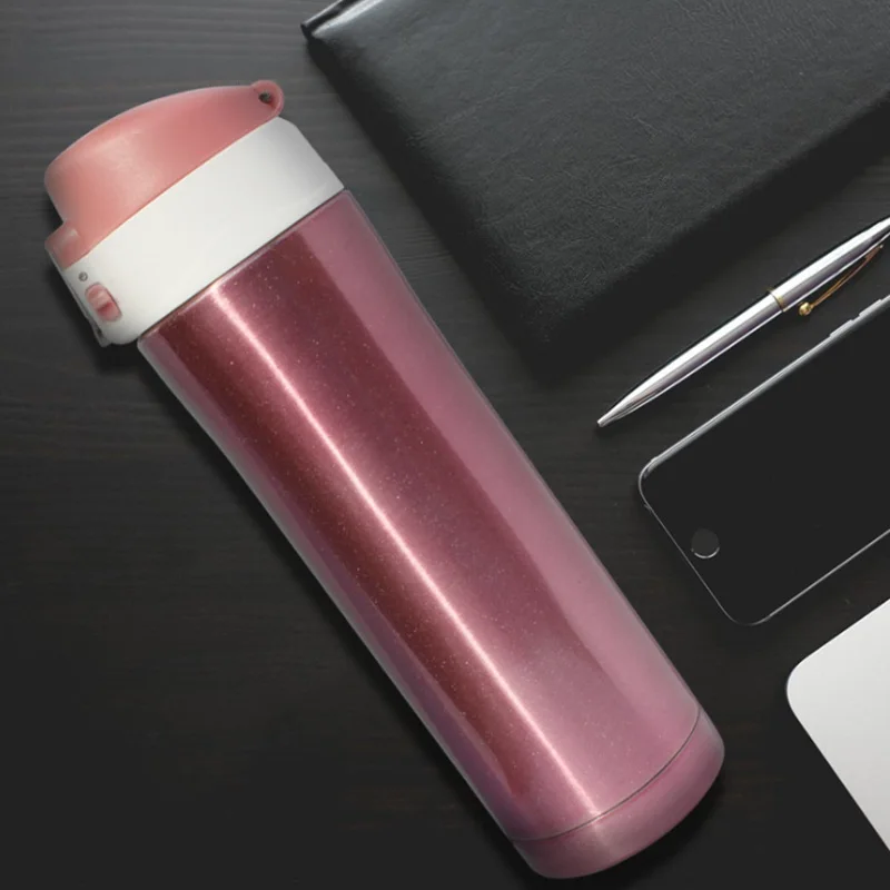 Urijk Thermos Mug Vacuum Cup Stainless Steel Car Bottle Insulated Tumbler Vehicle Spring Cap Water Bottles 2 Sizes | Дом и сад