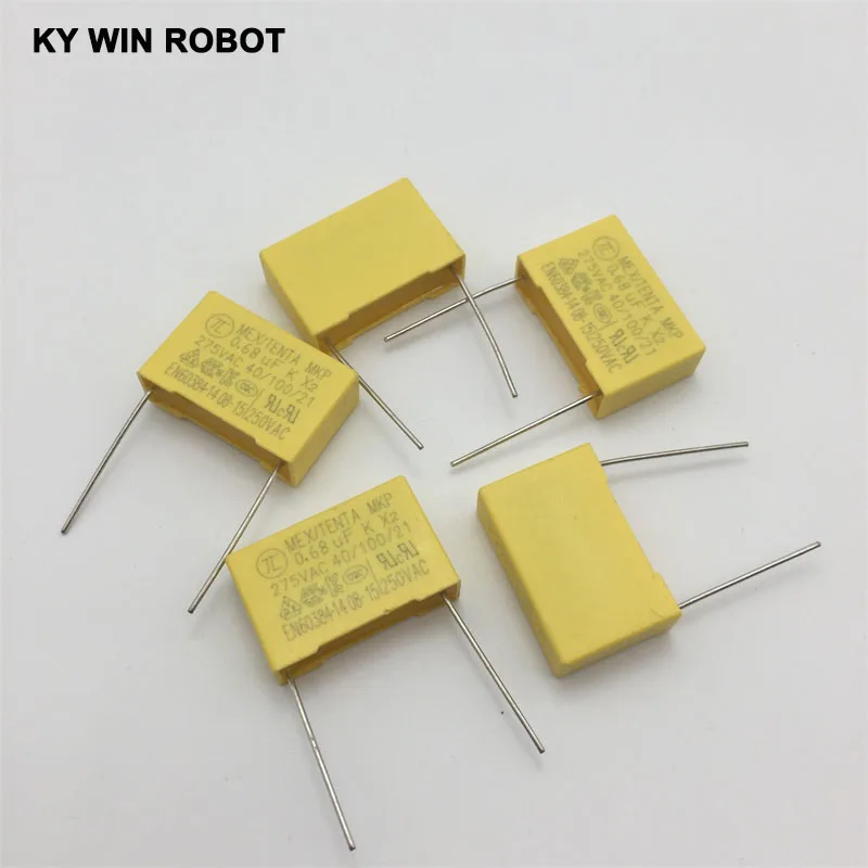 1 шт. расстояние 22 мм 275V 684K 0 68 мкФ 680NF защитного конденсатора|safety capacitor|680nf capacitor275v