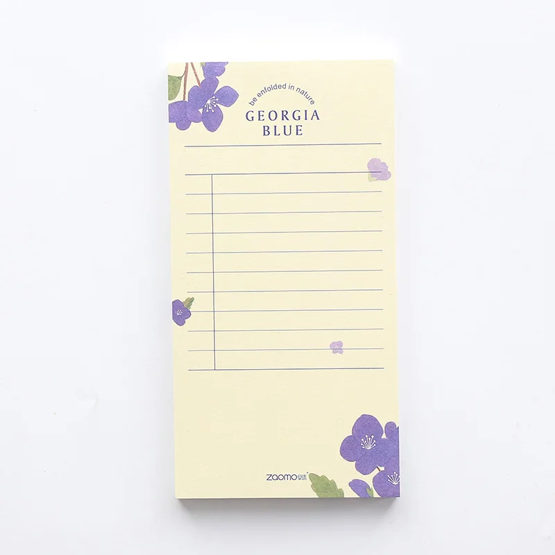 C Милый свежий цветок Блокноты для записей Бумага Sticky Notes дети подарок школьный планировщик блокнот офисные принадлежности корейский канцелярские - Цвет: C