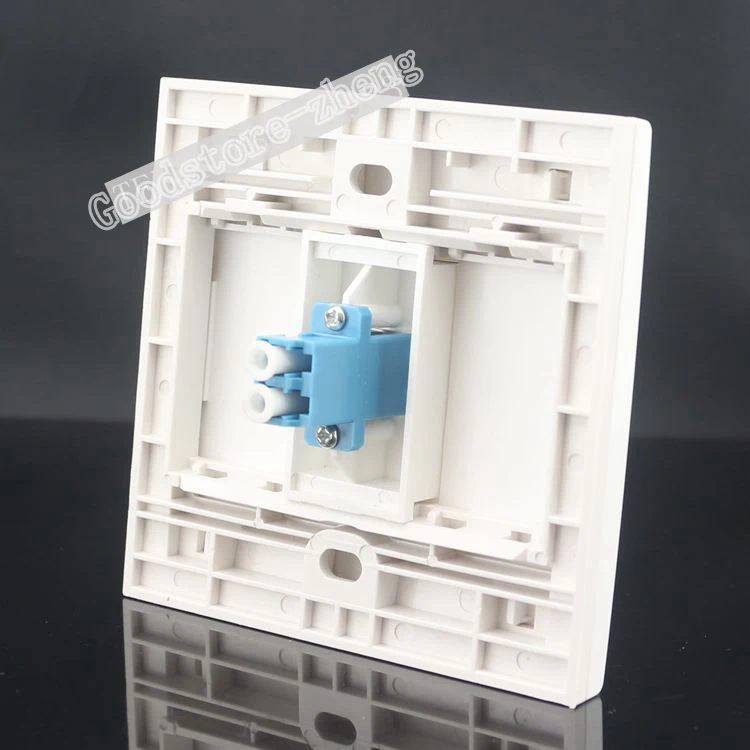 Настенная пластина Одиночная LC оптоволоконный адаптер дуплексный соединитель