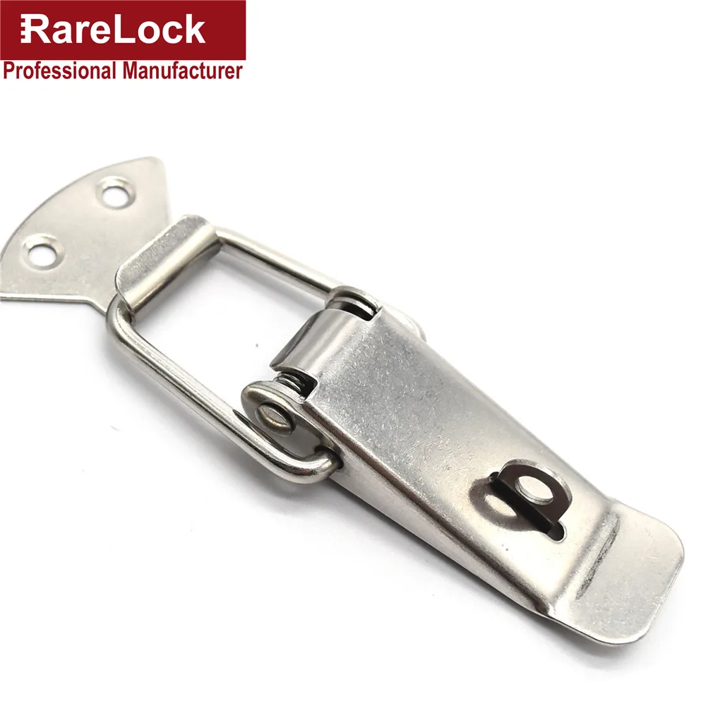 Замок защелка из нержавеющей стали с пружинной застежкой замок для раздвижных