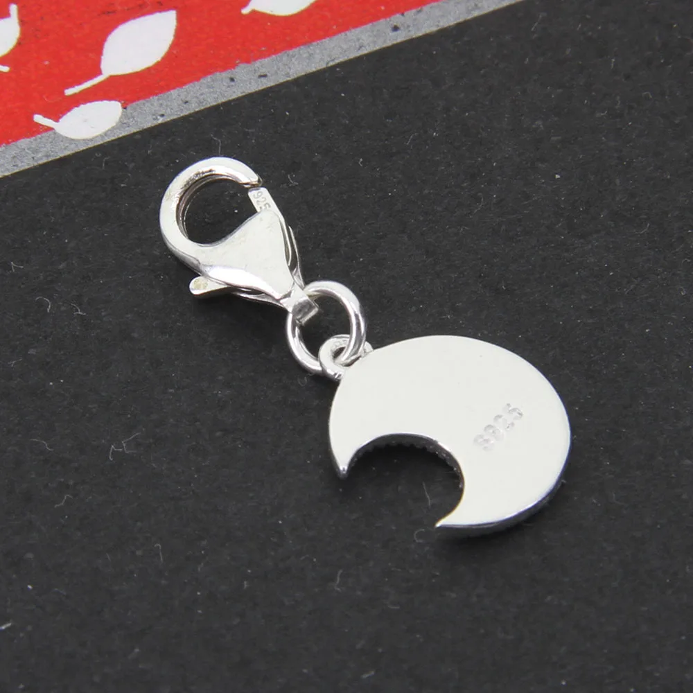 Hemiston Thomas Small Lovely Blue Moon Star 100% 925 Sterling Silver Charm Jewelry for Women and Men Party Gift TS 703A | Украшения и