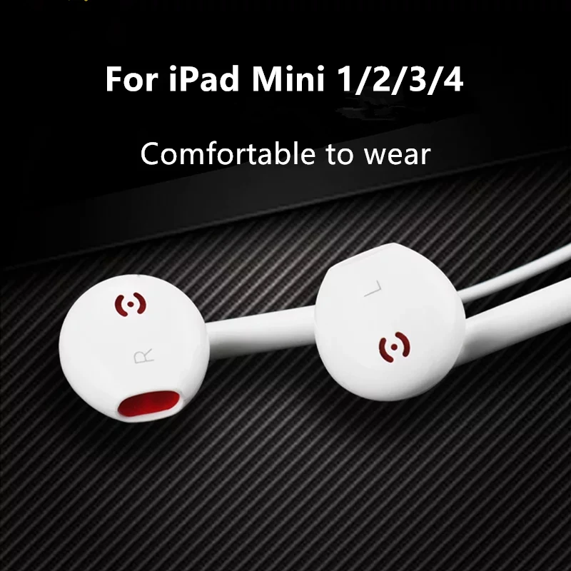 Наушники в ухо кабель для микрофона 3 5 мм разъем наушников наушники Earpod iPad Mini 1/2/3