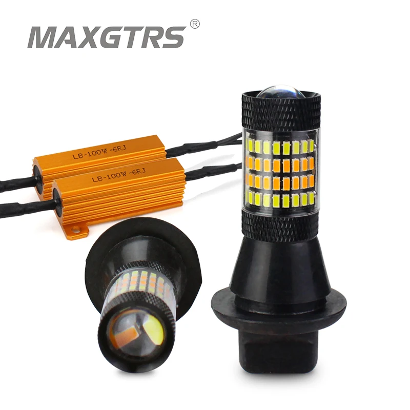 2x S25 P21W 1156 BA15S 96 SMD 3014 Автомобильный светодиодный светильник дневные ходовые огни +