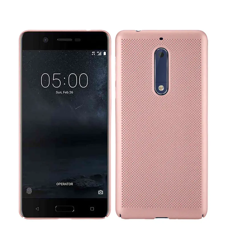 Snzvok Новый чехол для телефона хороший теплоотвод Nokia 3 5 6 8 сплошной цвет Жесткий ПК