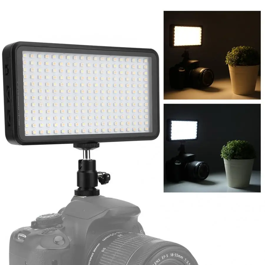 Телефон Свет селфи свет W228 LED Видео 3200-6000K с регулируемой яркостью заполняющий