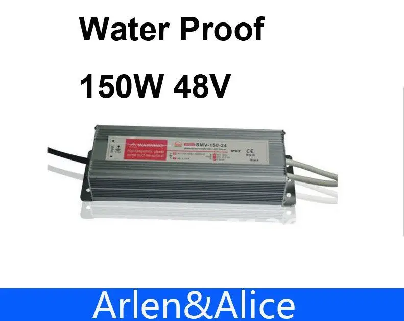 150W 48V 3.1A Водонепроницаемый Открытый одиночный выход импульсный источник питания