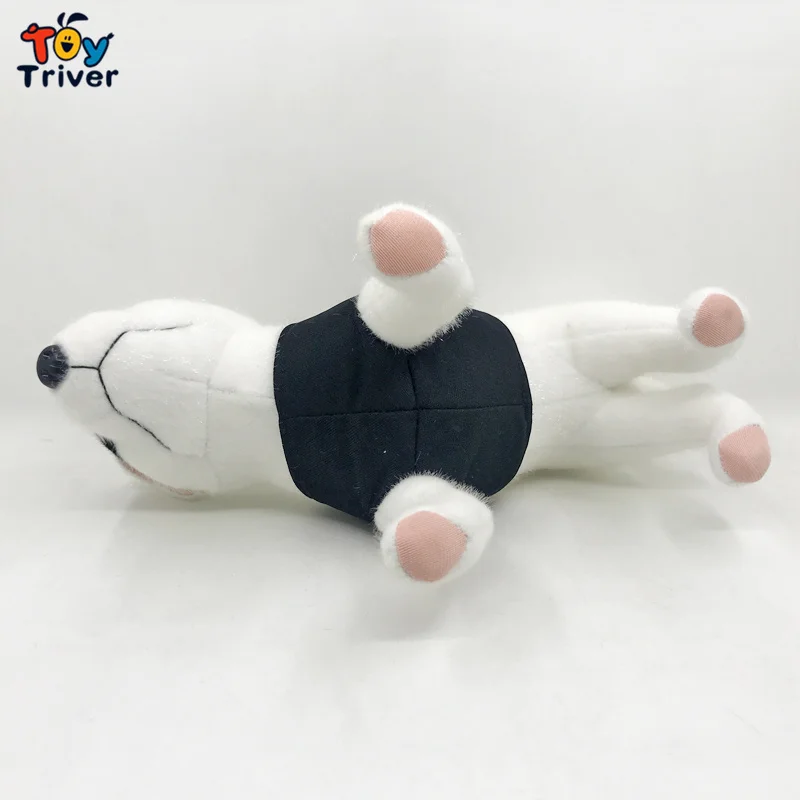 30 см бултерьер собака плюшевая игрушка тройник кукла младенец дети подарок на