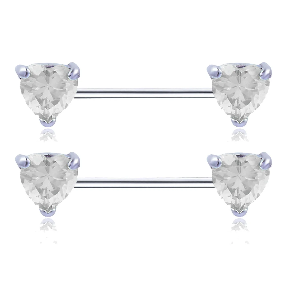 8 Pairs Heart Leaves Rhinestone Women Barbell Nipple Ring Body Piercing Jewelry hot | Украшения и аксессуары