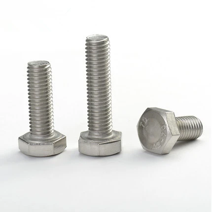 

50pcs Stainless steel outer hexagon bolt All teeth screw M6*10/12/16/20-40 mm