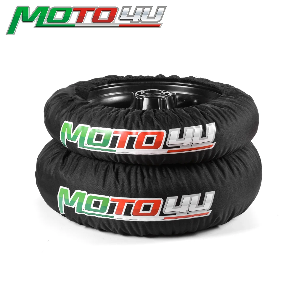

MOTO4U 1 пара, черный 120/165 120/190 120/200 Универсальный обогреватель передних и задних гоночных шин, CE, цифровой обогреватель гоночных шин для мотоцикла