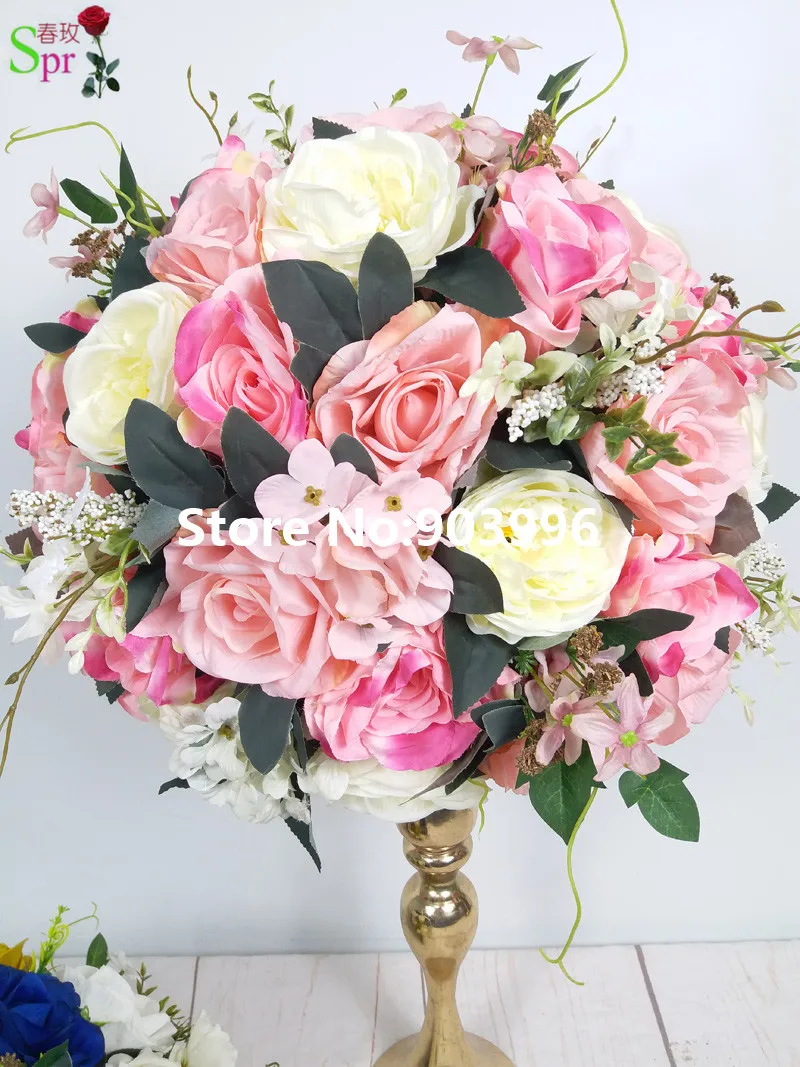 SPR table centerpiece flower ball artificial rose wedding wall backdrop party occation decoration arrangement floral | Дом и сад