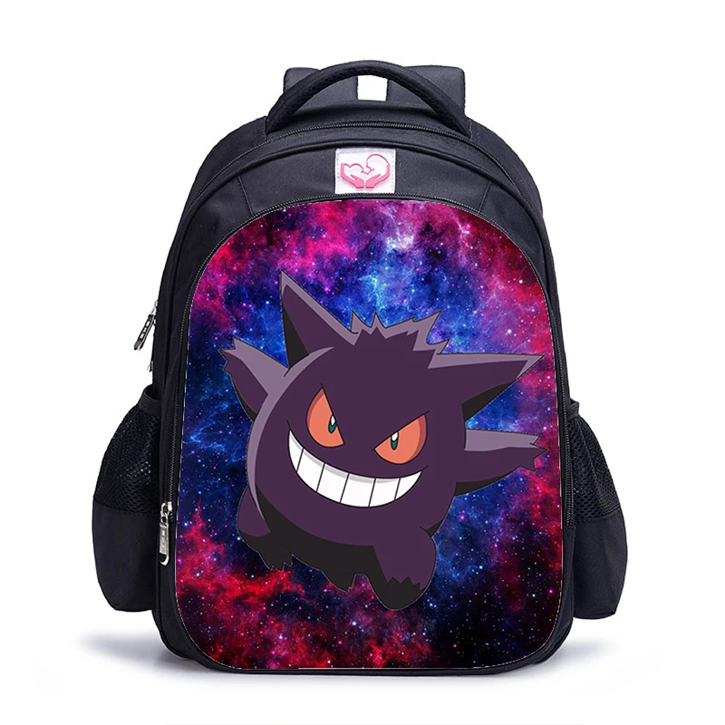 1pc pokemon 17 16 дюймов Pokemon Haunter Eevee детские школьные сумки ортопедический рюкзак детский школьный рюкзак для мальчиков и девочек Mochila Infantil сумки с рисунком - Цвет: 1pc pokemon 17