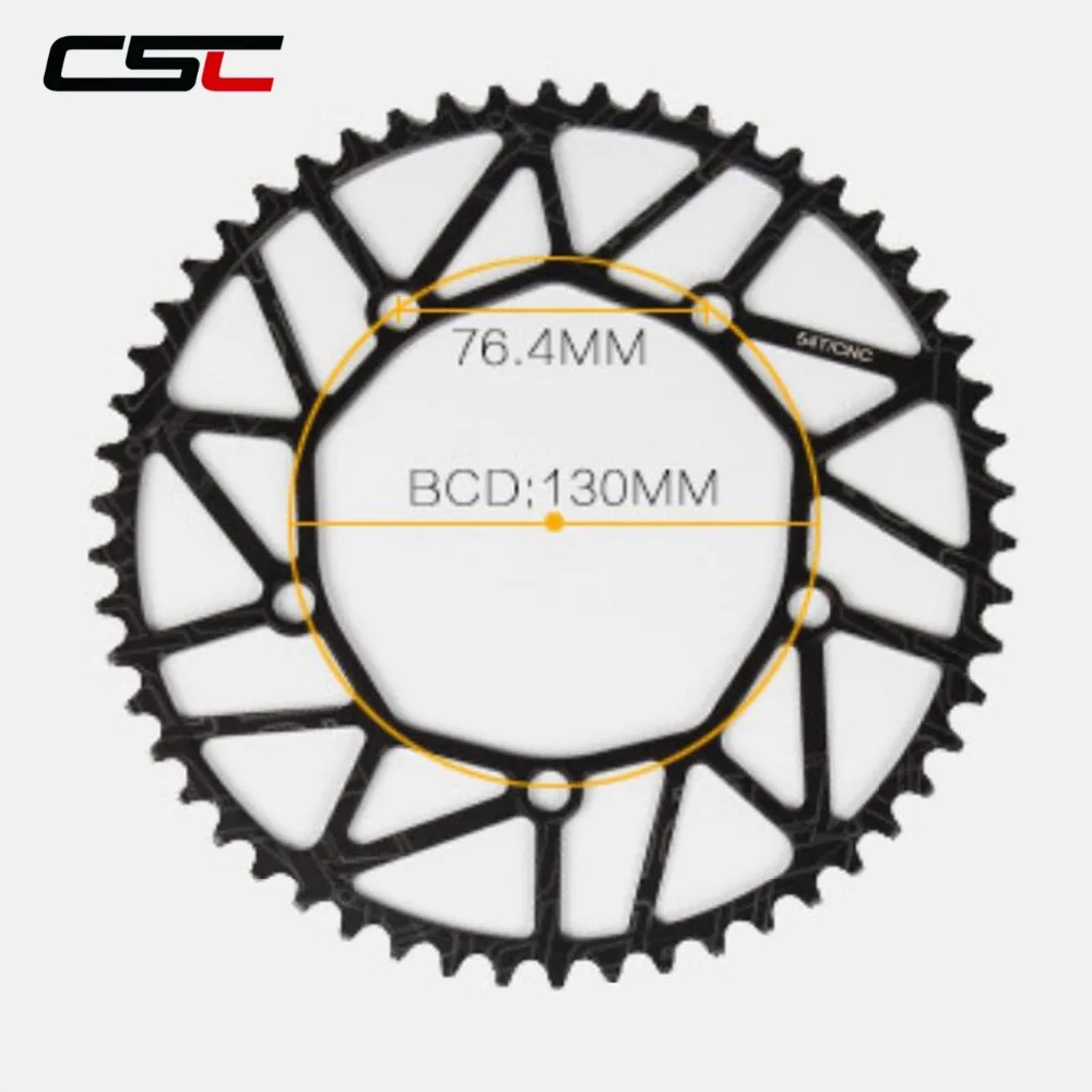 130bcd велосипедная цепь 50t / 52t /54t/56t/58t Litepro CNC легкая узкая широкая | Спорт и