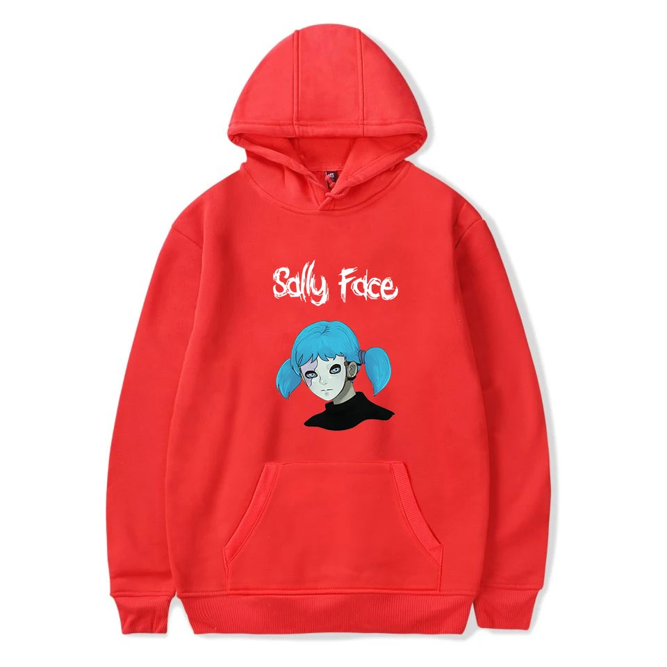 Sally Face толстовки Толстовка для мужчин's Frdun Tommy Harajuku Хип Хоп портрет Стив габри