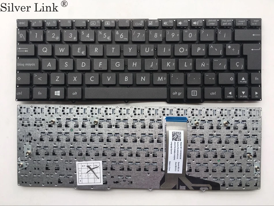 SP испанская клавиатура для ASUS VivoTab TF600 TF600T TF600TG TF502 черная ноутбука layout|Клавиатуры