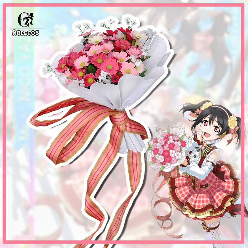 Японское аниме ROLECOS Love Live! Костюмы для косплея цветочный букет возбуждающий