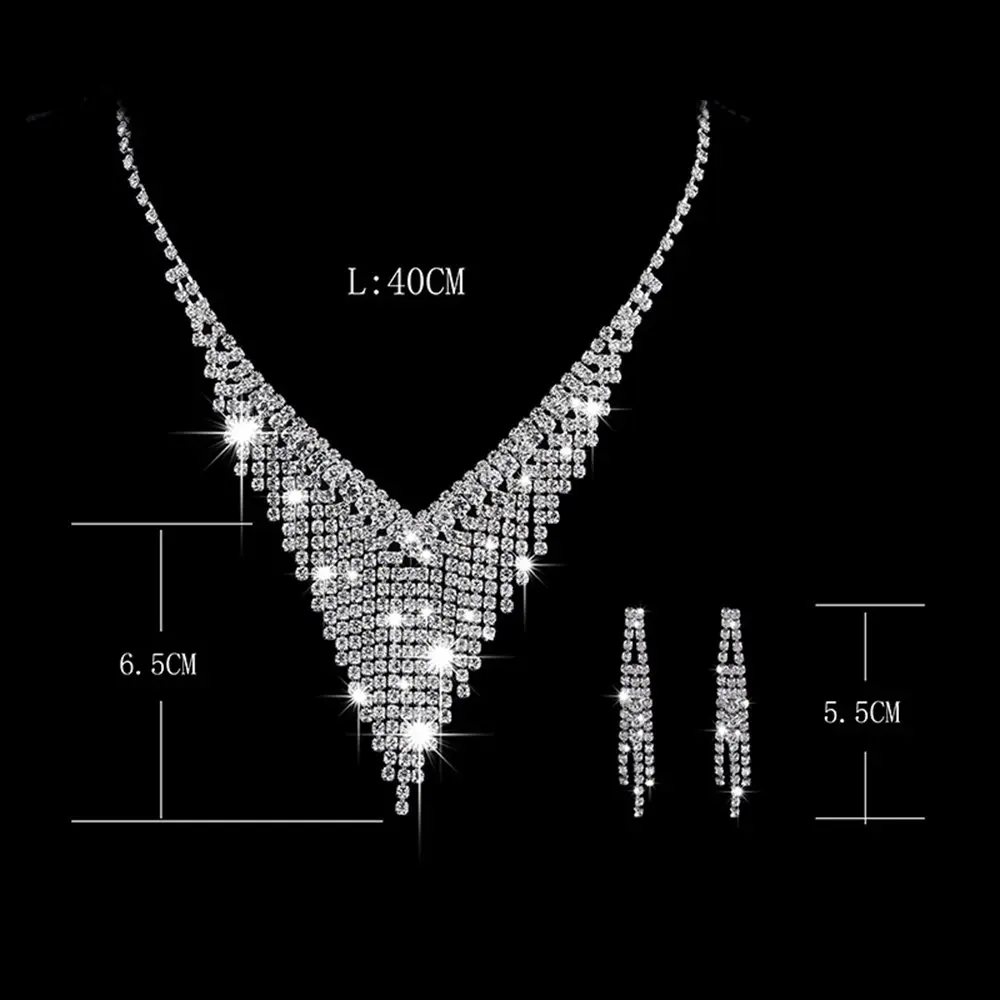 Роскошные ювелирные изделия Жемчужное ожерелье серьги набор Кристалл Циркон Свадебные Ювелирные наборы для женщин Bijoux Mariage Zestaw Bizuterii