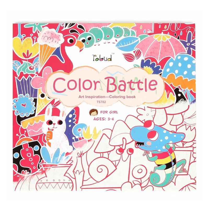 Robud Coloring Books for Children Drawing Toys Kids &amp Toddler Color perception Early Learning Gifts Preschool TS702 | Игрушки и хобби