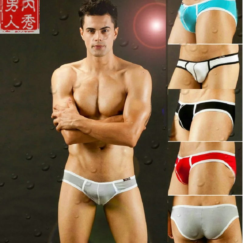 

men's underwear fashion sexy U convex Bag Mens Hipster briefs W3002SJ modal