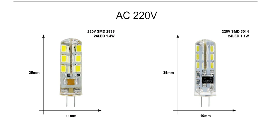 10 шт. G4 светодиодный светильник AC/DC 12V 220V 1 Вт 2 Вт 3 Вт SMD 2835 3014 угол Luz bombillas lampada de светодиодный светильник G4 светильник лампочка прожектор в форме кукурузы лампы