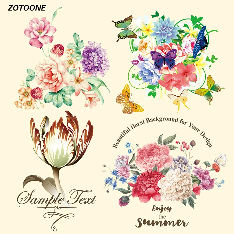 ZOTOONE/утюжок для переодевания одежды милый мультяшный Цветочный комплект