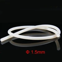1 5mm diameter white o silicone cord rubber rod rubber strip