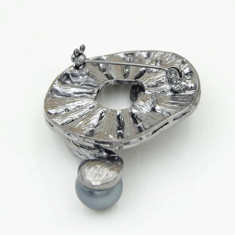 Luxury Black Color Alloy Vintage Stylish Brooch For Men And Women Fantastic Lady Clothes Jewelry Accessories Pins | Украшения и