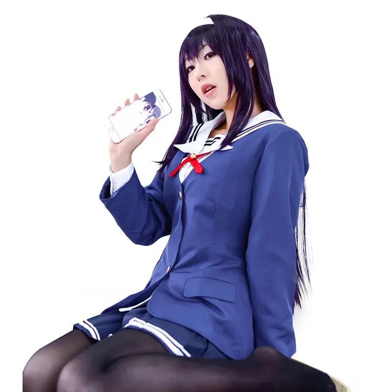 Парик для косплея HSIU Utaha Kasumigaoka парик Saenai heroine no so sodate-kata парики Хэллоуина костюмы