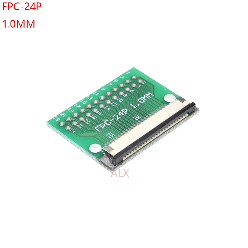 2 шт. адаптер SMT для кабеля доска PCB FFC 24P FPC 24 контактный разъем преобразователь