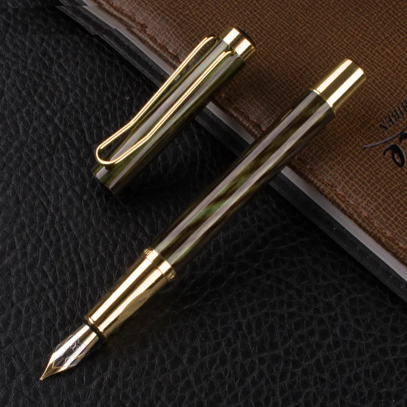 Ручка перьевая женская роскошная черная ручка с черными чернилами|fountain pen|quality