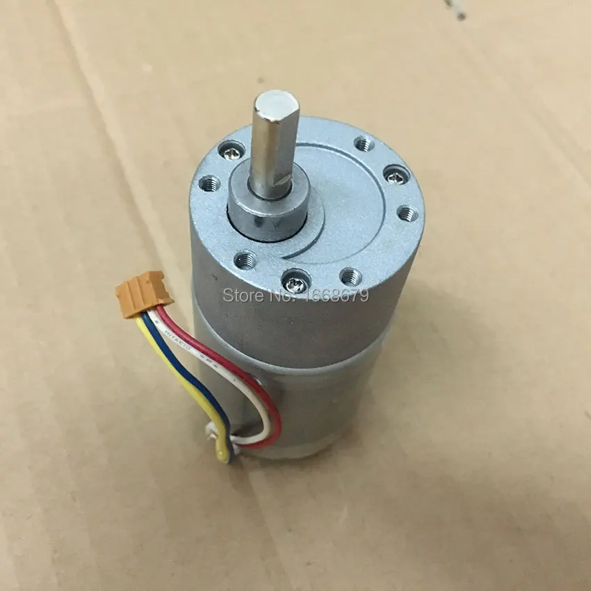 Электрический редукторный двигатель постоянного тока 12 В кодировщик 37 мм