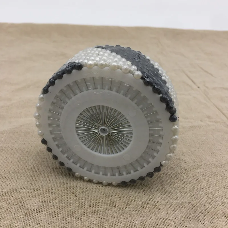 35 мм 480 шт. черно-белая круглая головка для украшения одежды жемчужная швейная