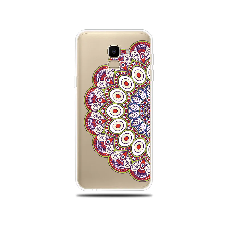 Силиконовый чехол для Samsung Galaxy J1 J2 J3 J5 J7 Prime 2017 2016 2015 Pro Чехол Мандала J4 J6 J8 2018