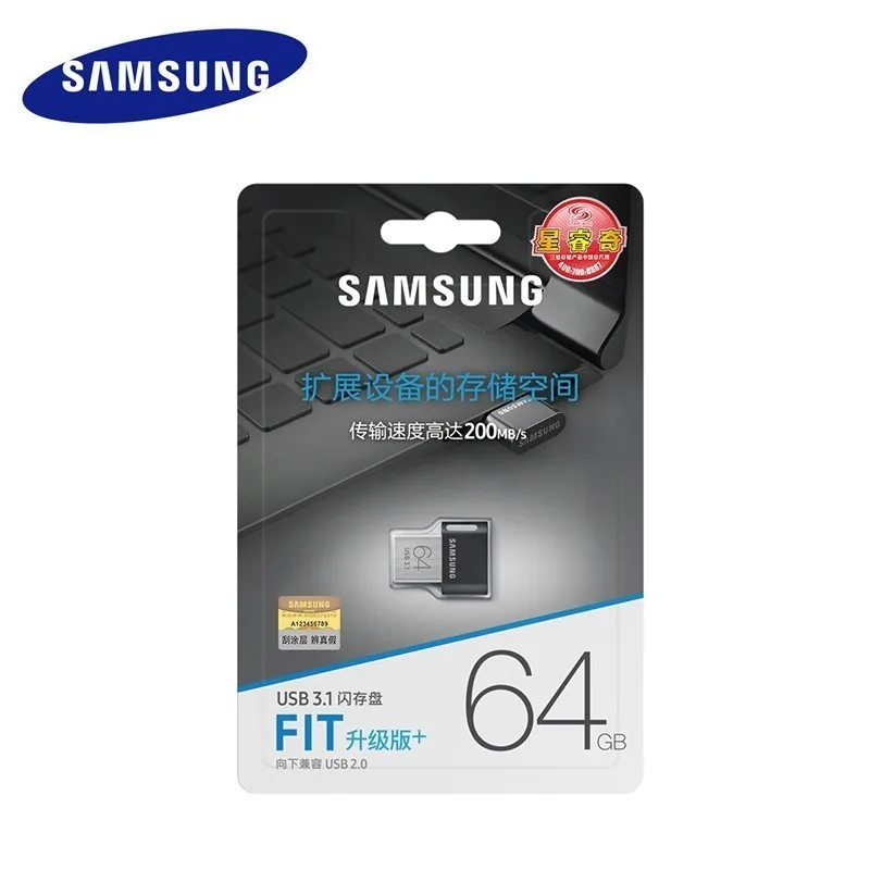 SAMSUNG Mini USB флеш накопитель 32 ГБ 64 128 256 ГБ|USB флэш-накопители| |