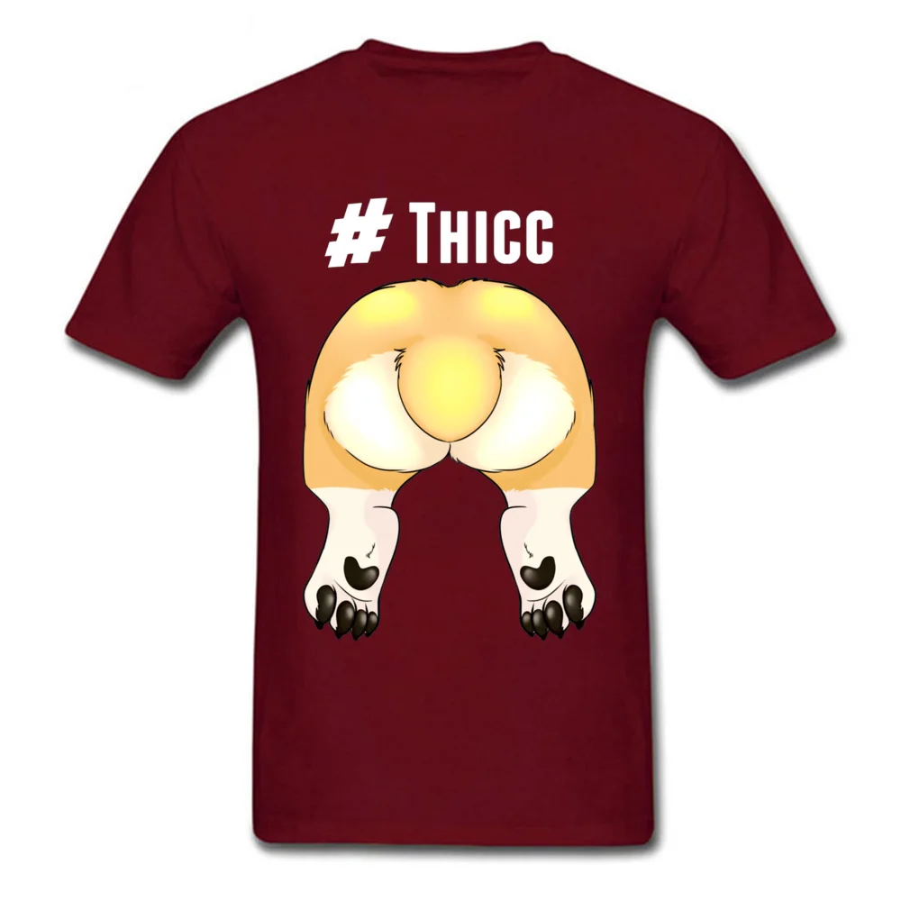 Футболка Thicc Corgi Butt забавная Мужская Уличная зеленая футболка летняя хлопковая с
