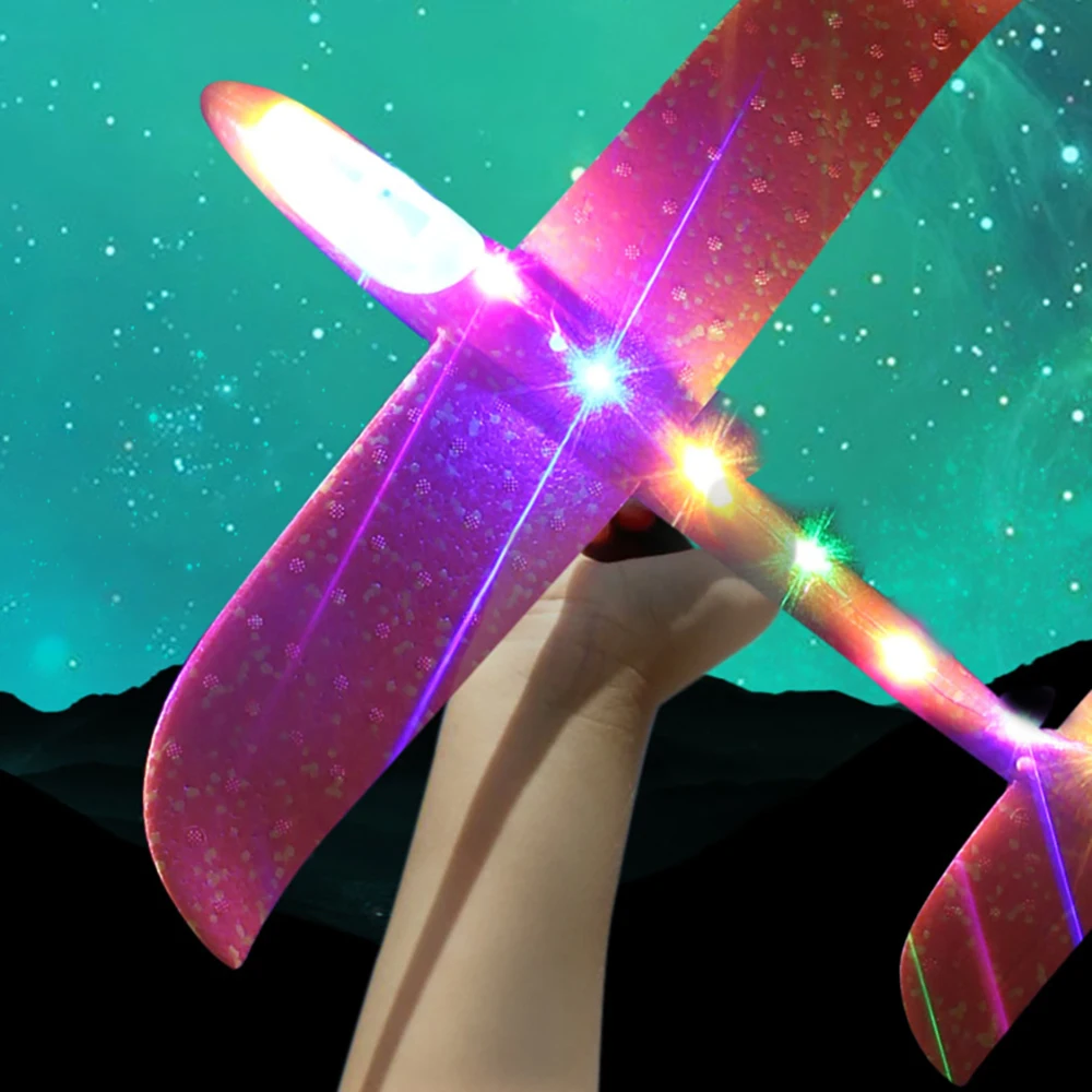 48cm Children DIY Hand Throw Flying Glider Planes Toys Foam Aeroplane Model Party Bag Fillers Plane | Игрушки и хобби