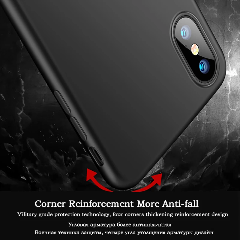 Мягкий чехол HOPCHAM для телефона iPhone XS MAX XR Роскошные тонкие Чехлы 5 SE 6 6s 7 8 Plus X с