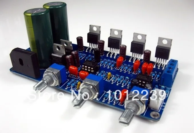 LM1875 2 1 канал сабвуфер усилитель доска комплект без радиатора AC15V 0 AC15V|subwoofer amplifier