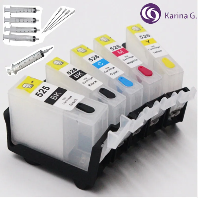 Картридж для принтера PGI525 CLI526 PGI 525 многоразовый подходит Canon PIXMA iP 4850 MG5150 5250 6150 8150 и