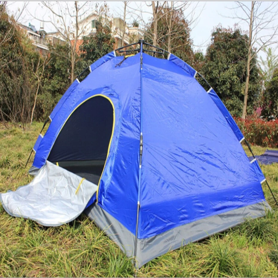 

YINGTOUMAN Outdoor 2 Person Waterproof Double Layer Tent Fiberglass Rod Portable Ultralight Camping HikingTents