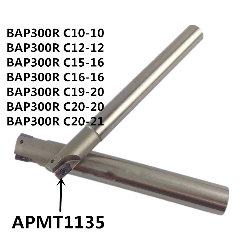 Фрезерный резак с карбидной вставкой CNC BAP300R C19 20 150L 2T 160L APMT1135 + 10 шт. | Инструменты
