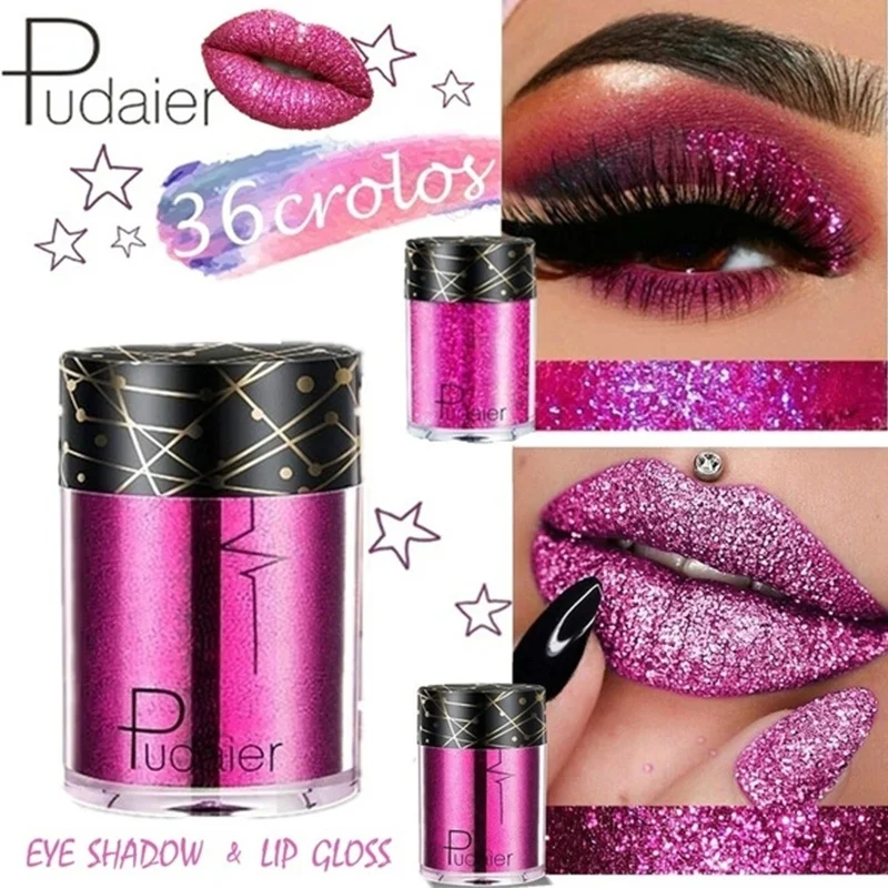 10 видов цветов Блестящий Сияющий алмазный порошок для теней век Блеск губ пудра