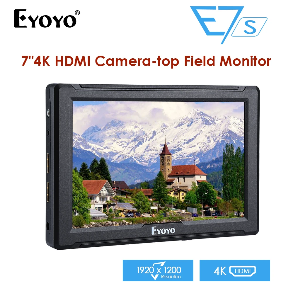 E7S " дюймовый Utra тонкий ips Full HD 1920x1200 4K HDMI SDI накамерный видеомонитор для BMPCC Canon Nikon sony DSLR камеры